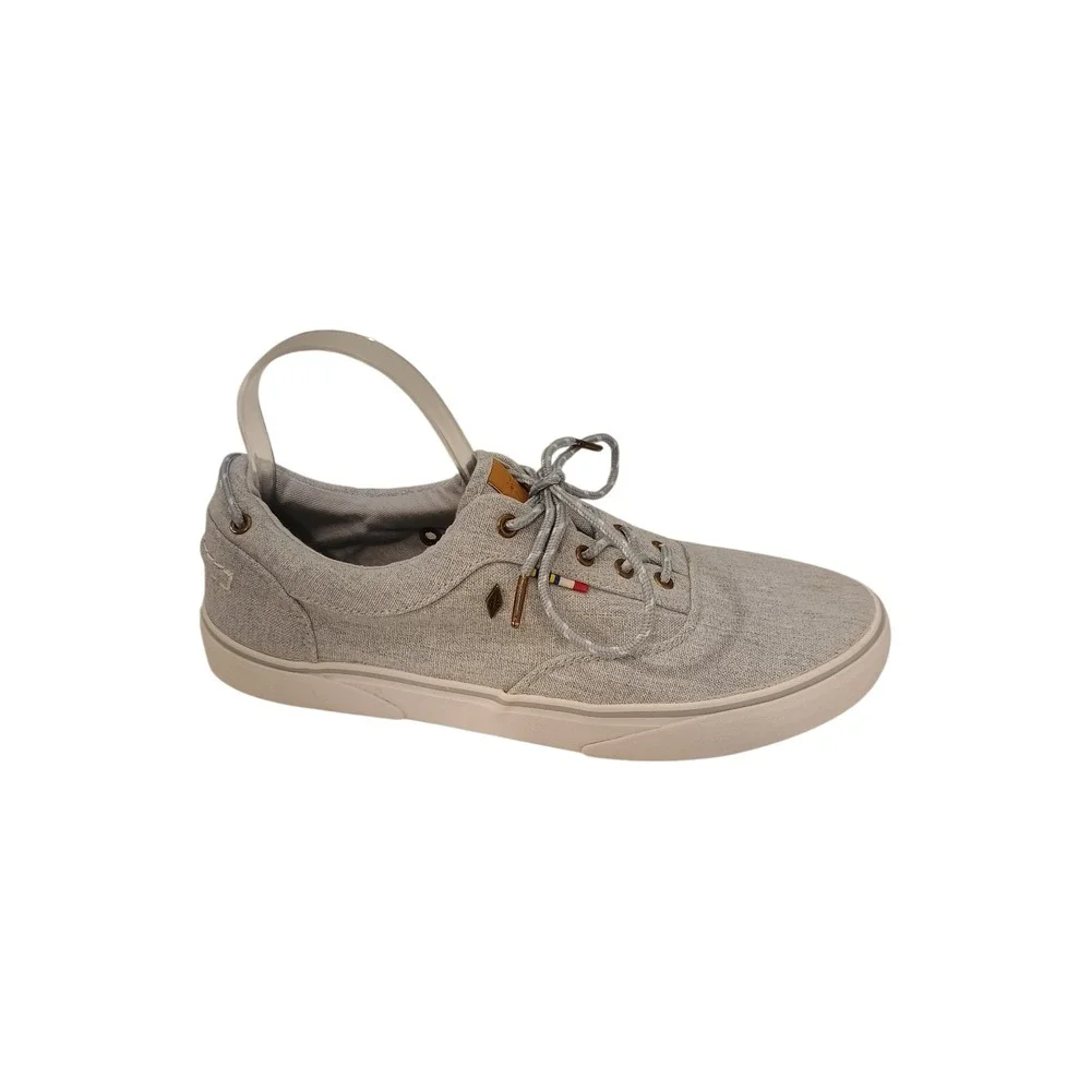 Guy Harvey Men's Ghmatlant Blue Canvas Lace Up Boat Beach Sneakers Size 9.5‎